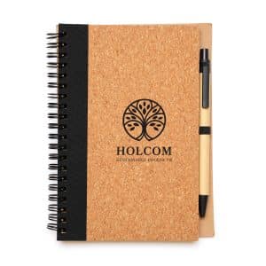 B6 Cork Notebook and PLA Bioplastic Pen