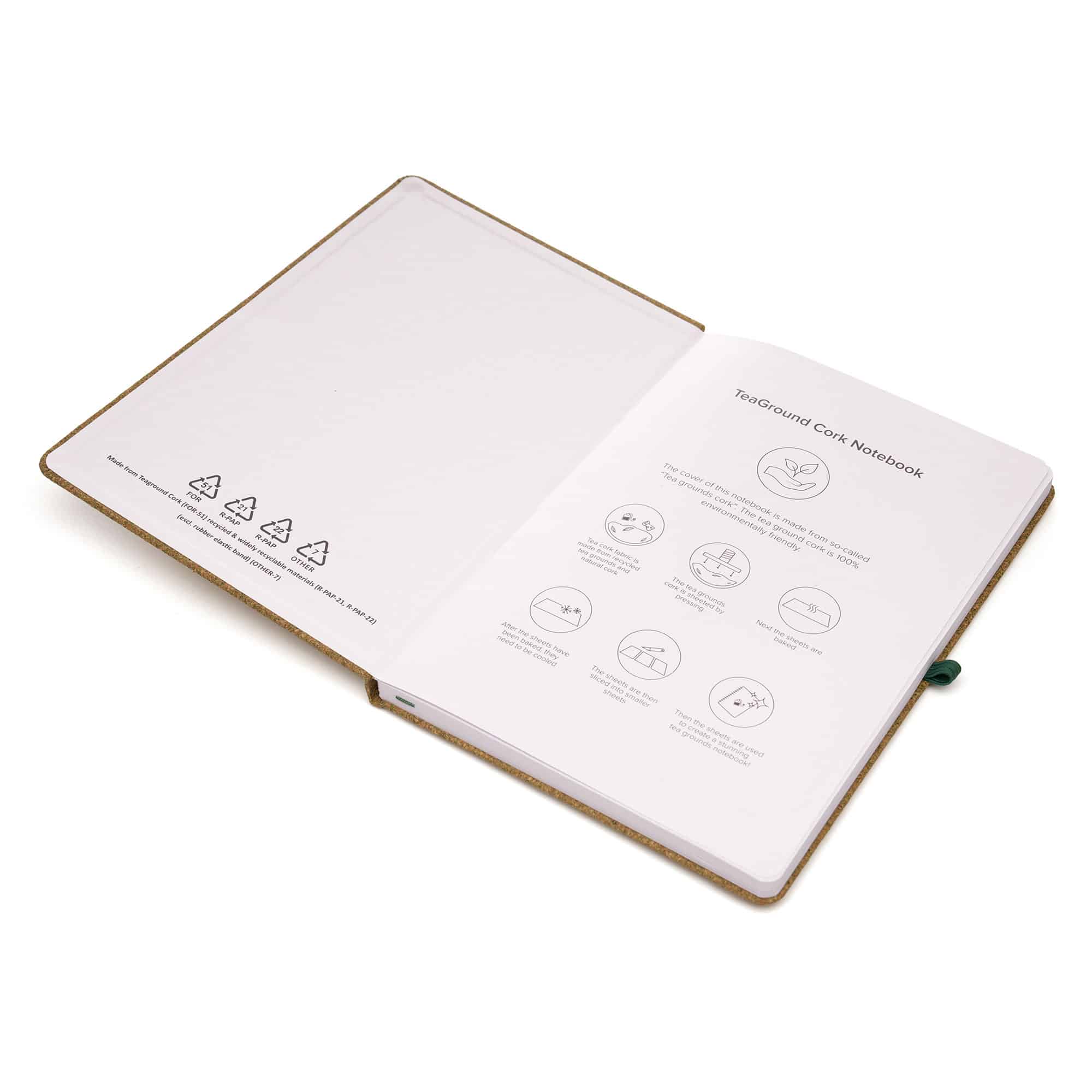 A5 Tea Ground Cork Notebook - Image 2