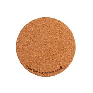 10cm DIAMETER CORK COASTER