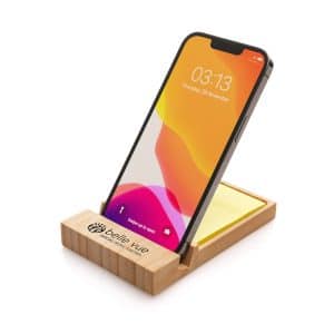 Promotional Bamboo 2-In-1 Phone Stand