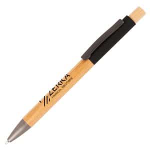 Tian Bamboo Ball Pen with Soft Feel Upper Barrel