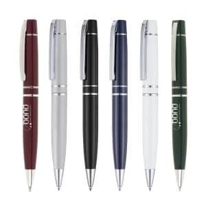 Duke Hinged Clip Ball Pen