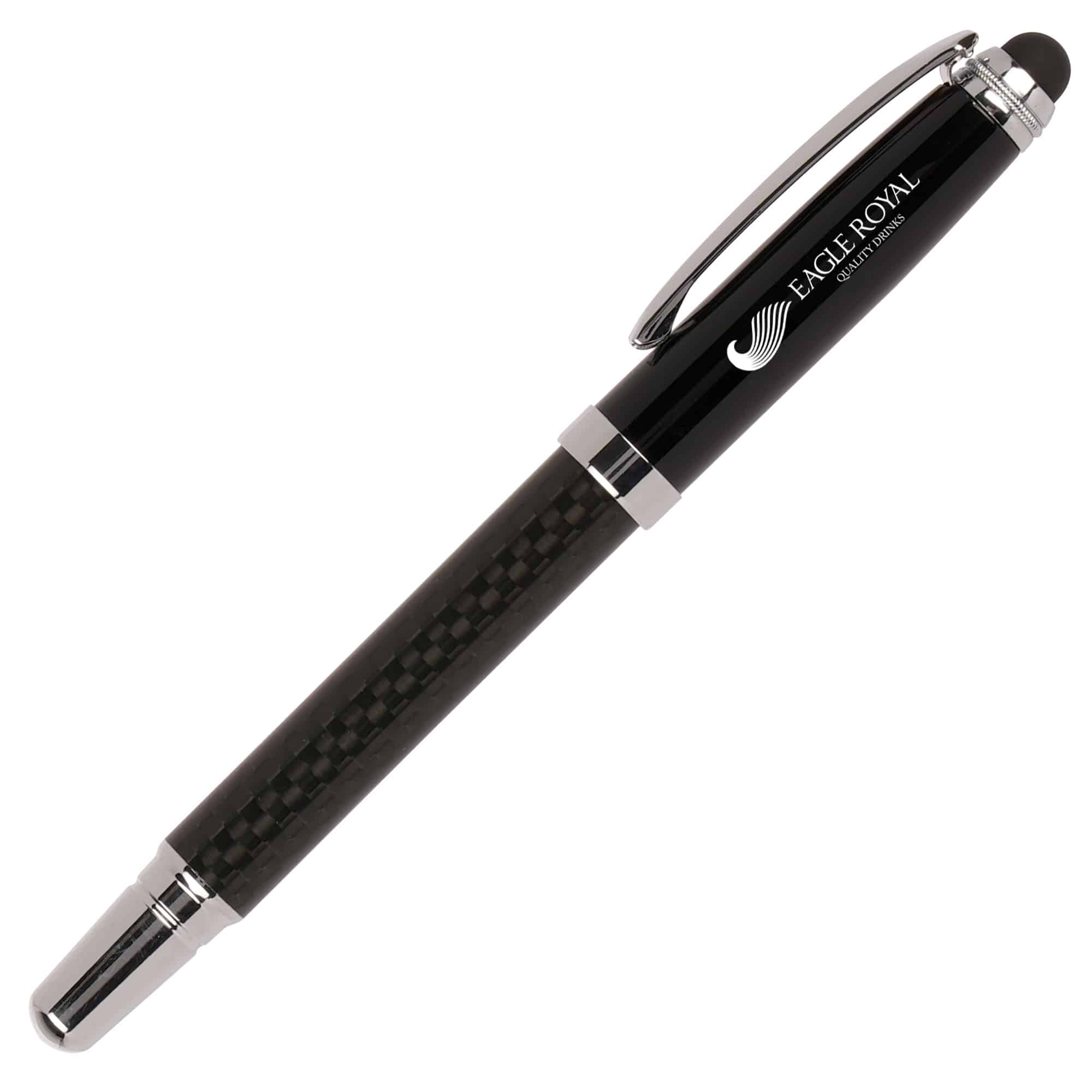 Carbon Fibre Capped Rollerball Pen - Image 2