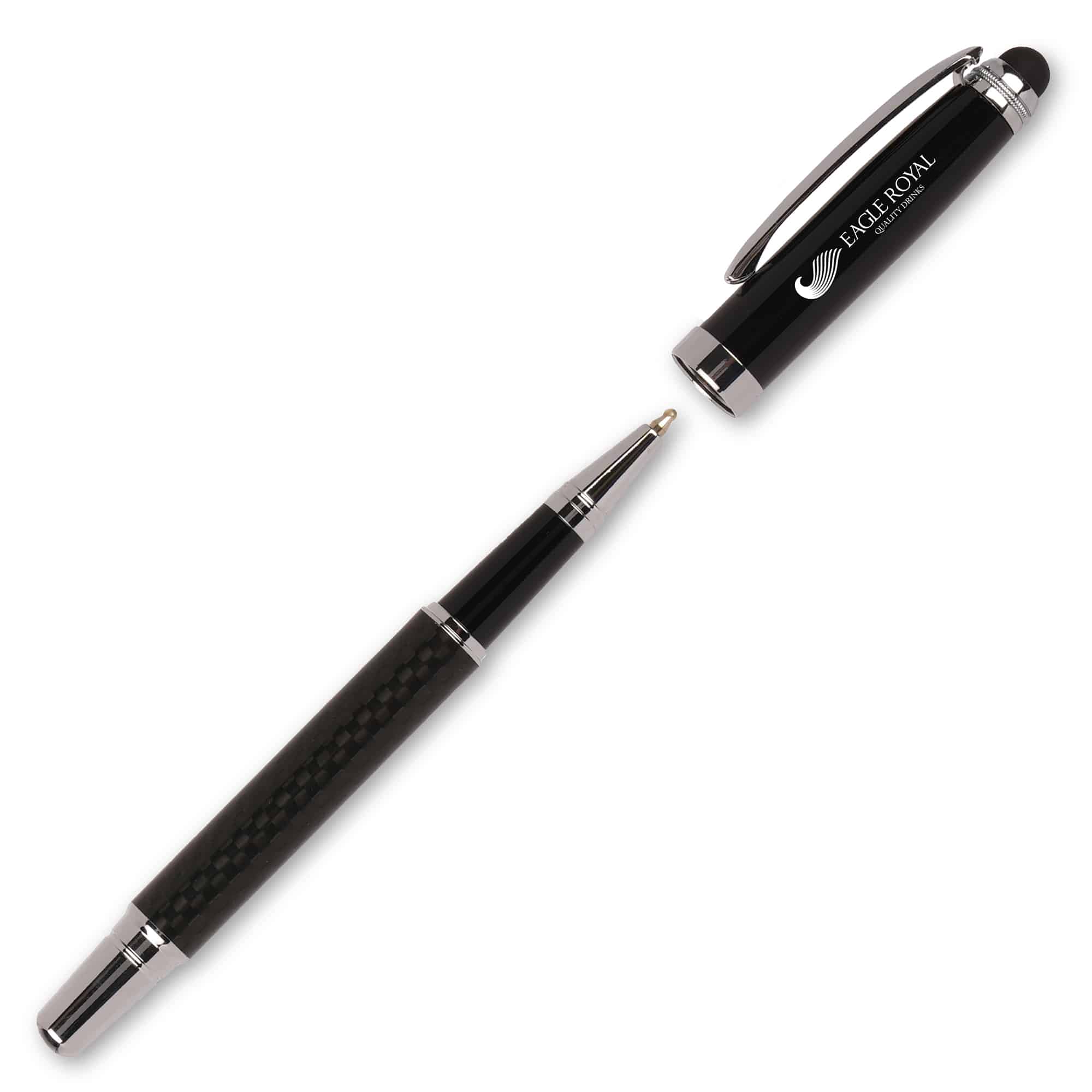 Carbon Fibre Capped Rollerball Pen - Image 3