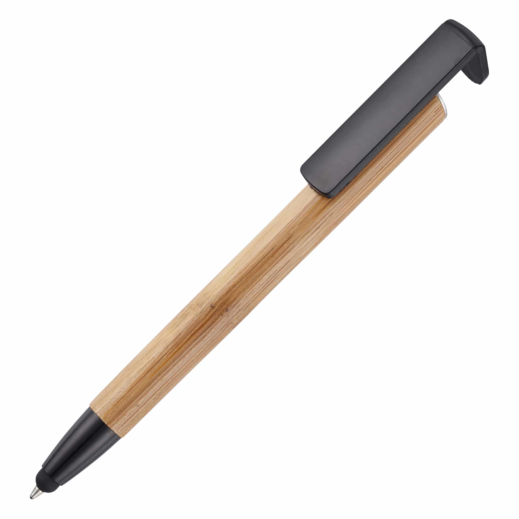 Phone Up Bamboo Multifunction Ball Pen - Image 2