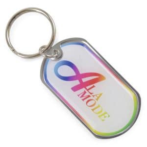 Dog Tag Keyring