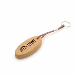 Promotional Oval Cork Keyring