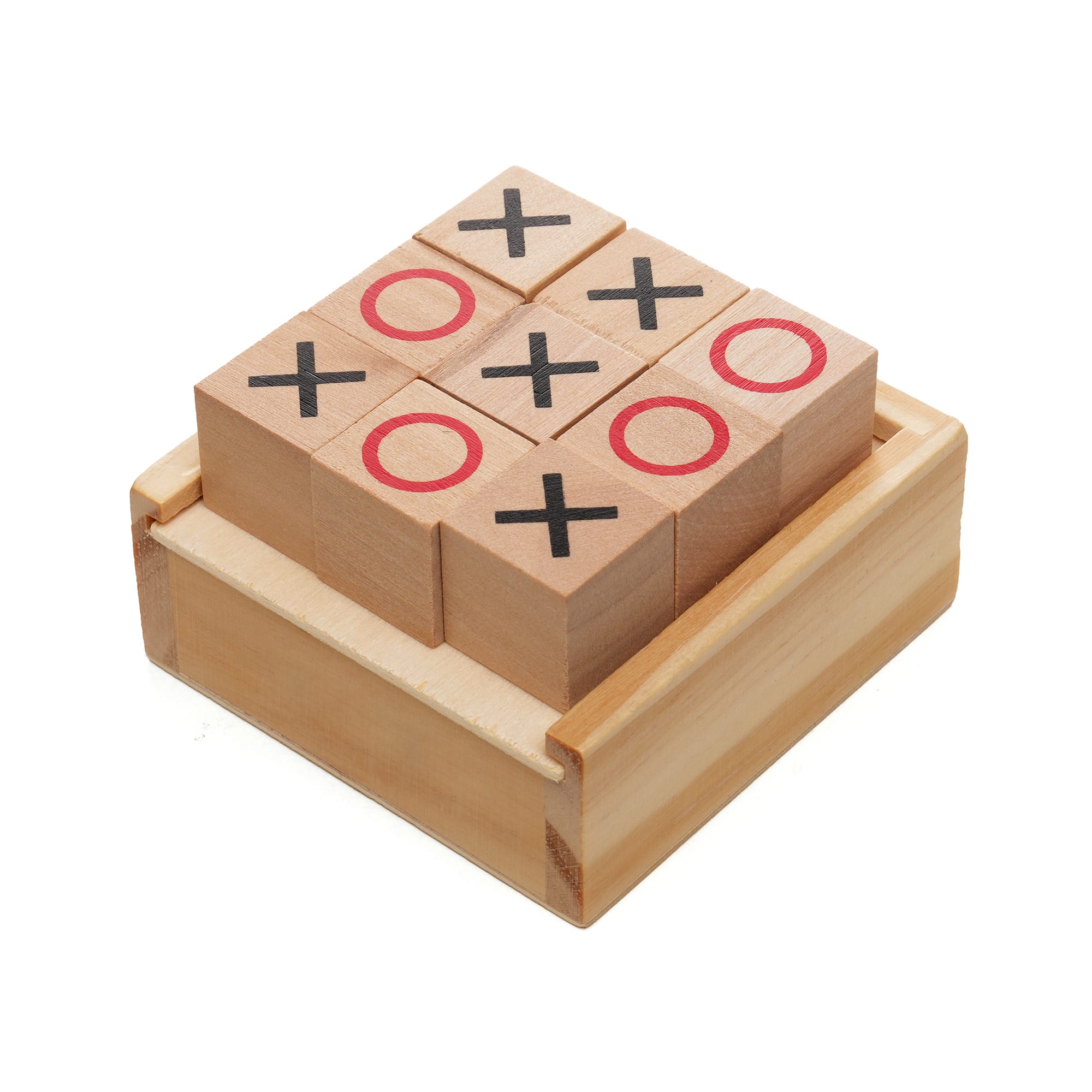 Wooden Noughts and Crosses Set - Image 2